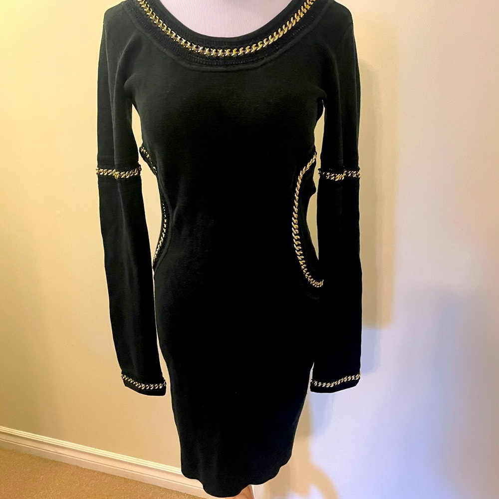 Temperley London chain link low back dress